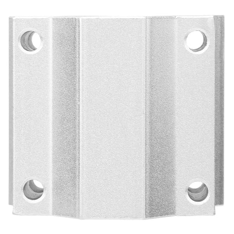 Front view of 25mm Aluminum Linear Bearing Pillow Block for CNC Machines, ultra smooth low friction movement, easy mount installation
