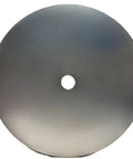 8 Inch Aluminum Master Lapping Base With One Half Inch Arbor Hole For Diamond Flat Lap Discs Grinding Pads And Abrasive Backer Discs Great For Slant Cabber Lapidary And Polishing Machines One Pack front view