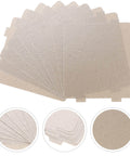 10 Pack Microwave Mica Insulation Sheets Heat Resistant Crisper Covers for Microwave Protection Cooking Grease Stain Prevention