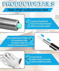 Heavy Duty Gas Lift Cylinder Replacement For Office And Gaming Chairs with tools, clamps, gloves, easy sinking chair fix