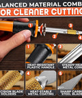 Awesome Hot Knife Plastic Cutter Tool Set With 30W Power And 55 Inch Long Cable detailed view showing heat-resistant handle and carbon steel blades.