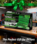 232-Piece Ultimate Screwdriver Bit Set For Impact Drivers And Wrenches With Cr-V Steel on a workshop table