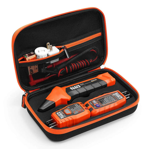 Hard Case Storage Box For ET310 AC Circuit Breaker Finder, 80041 Outlet Repair Kit, And RT250 GFCI Receptacle Tester