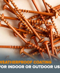 1 Inch Coarse Thread Pocket Hole Screws For Softwood Woodworking, 100 Pack, Easy Drive Joinery Screws For Furniture Cabinetry