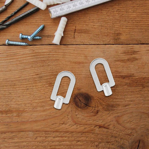 Pro-Grade Aluminum Dent Puller Rings Kit for Auto Body Repair showing two metal rings on wooden surface