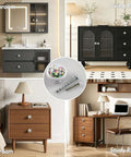 Colorful Tulip Cabinet Knobs 4 Pack For Kitchen And Bathroom In Stained Glass Style displayed on various furniture
