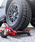 Badass Heavy Duty Car Dolly Set Of 2 Built Tough For Garage Rolls 1500 Lb Capacity Smooth Rolling Wheels under tire.