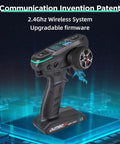 2.4GHz DumboRC transmitter showcasing HD color screen, part of 10 Channel RC Transmitter And Receiver Kit With HD Color Screen And 12 Lights P10FG And P6DCG Receivers Dope Remote Controller For RC Cars Trucks Crawlers Boats And Tanks.
