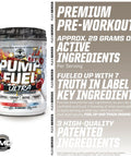 Ultra Insanity Premium Pre Workout Powder For Explosive Muscle Pump Laser Focus Endurance And Recovery Cherry Bombsicle Flavor