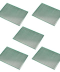 Five Pack 150x200mm Double Sided PCB Boards With Through Holes Tin Plated 1.6mm Thick 2.54mm Grid For DIY Soldering Projects