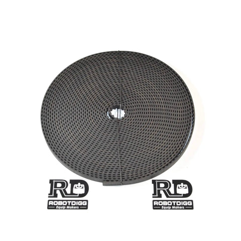 HTD 5M Timing Belt 5mm Pitch, 15mm Wide Open Ended Synchronous Belt, 10 Meter Pack For Light Duty Conveyance And Torque Transmission