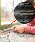 Person adjusting 2 Pack Gliding Patio Door Tandem Roller Assembly For PN 1997061 After 1982 Replacement For PN 1273704 1964 To 1982