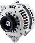 Drop-In Beefy High-Performance Alternator For 03-07 Murano 3.5, 02-03 Maxima 3.5, 95-00 Maxima 3.0, 02-04 I35 3.5, 98-00 I30 3.0 - OE-Equivalent Replacement With AHI0104 LR1110-710C 40044021 23100-0L701 front view