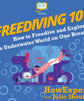 Illustrated cover of 'Master Freediving On One Breath With A No Nonsense Guide To Breath Control Equalization And Underwater Exploration For Beginners And Ocean Lovers Seeking Deep Sea Freedom' by Julie Shoults, featuring a diver underwater with marine life.