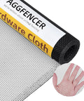 Beefy Black Heavy Duty Hardware Cloth Welded Wire Mesh Roll 16 Inch by 10 Foot 1/8 Inch 27 Gauge PVC Coated Durable Galvanized Steel