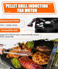 Pellet Grill Induction Fan Motor Replacement For D2 Pro 780 575 Ironwood 650 885 Silverton 620 810 Century 885 easy install