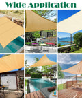 Assorted uses of 52 Pcs Shade Sail Hardware Kit In Stainless Steel 304 With 5.5 Inch Adjustable Turnbuckle for outdoor setups