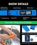 3 In 1 TDS EC Temperature Meter For Water Quality Crazy Accurate Digital Tester Home Water Test Kit With Easy Readout