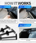Instruction on using DIY Friendly Double-Sided Nylon Universal Cable Tie Buckles 120 Pack for automotive repairs.