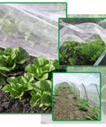 Ultra Fine Garden Netting 10x33ft Mosquito Bird Barrier For Fruits Veggies And Flowers No Fuss Critter Proof White Row Cover
