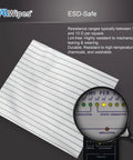 AAWipes cleanroom wipe cloth, Grade A, ESD-safe, polyester, lint-free, 6x6 in, 100 pcs