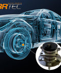 Wheel Hub And Bearing Assembly For Mazda CX7 2007 To 2012 Rear Left Or Right 5 Lug With ABS FWD Compatible OE Style Replacement Easy Install