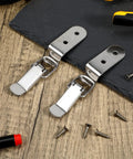 4 Pack 90 Degree Tool Box Hood Locks Latches With Stainless Steel Spring Loaded Toggle Latch for Tool Boxes