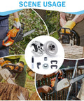 325 7-Tooth Clutch Drum Kit For Husqvarna And Jonsered Chainsaws 340 345 350 445 450 in use on chainsaw
