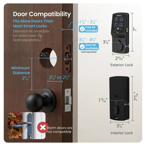 Game Changing 3D Biometric Fingerprint Smart Deadbolt Lock With Keyless Entry Wireless Door Security Quick Install For Homes And Rentals Keep Your Pad Locked Down No Sweat Ever