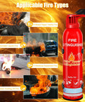 Six Pack Fire Extinguishers For Home Car Boat Kitchen Office Garage And Marine ABC K Fire Types Portable Durable Units Built For Quick Fire Suppression In Any Climate.