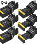 Titanium Coated 31 Piece Oscillating Tool Blades Set For Metal Wood Plastic With Quick Release Attachment Heavy Duty Kit