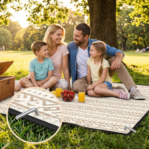 Heavy Duty Tent Stakes 20 Pack 7.1 Inch Ground Stakes Galvanized Steel Weatherproof securing picnic blanket outdoors