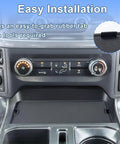 Center Console Compartment Cover With Hidden Pocket Lid For The Open Pocket In Front Of The Shifter, Ford F-150 Compatible
