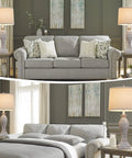Lit 27-Inch Table Lamps For Living Room Set Of 2 Farmhouse Touch Lamps With 3-Way Dimmable Lighting in a cozy living room setting