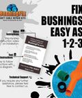 Si2Kit Automatic Transmission Shift Cable Bushing Repair Kit packaging with instructions and toolkit displayed