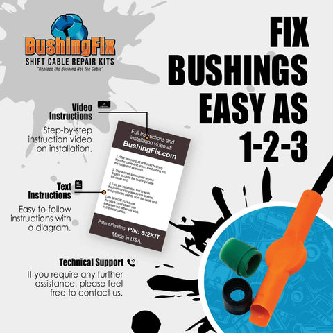 Si2Kit Automatic Transmission Shift Cable Bushing Repair Kit packaging with instructions and toolkit displayed
