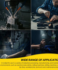 Heavy Duty Articulated Led Machine Work Light Hella Bright 2160 Lumens 18W Dimmable Swing Arm for workshops and CNC applications.