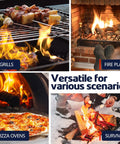 Versatile use of 72 Pack Extra Long Fire Starters For Grill Fireplace Camping And Survival Kit With 12 Minute Burn Natural Pine Wood And Food Grade Wax.
