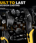 Waterproof Automotive Electrical Connectors Crimping Tool Kit Heavy Duty With 1 2 3 4 Pin Plugs And Sockets, tool components