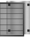 Dofiki honeycomb laser bed for Falcon A1/A1 Pro with aluminum bottom panel; front view shows black frame hexagonal grid
