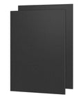 Two black ABS plastic sheets 8 x 12 inch one eighth inch thick pack of two moldable thermoplastic for crafts and DIY projects