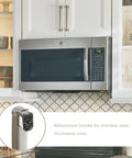 Stainless Steel Door Handle OEM Authorized Replacement Part For Appliances Compatible With WB15X21101 Models Durable No Fuss Pull Handle Built To Last And Easy To Install