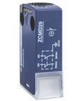 Metal Mini Limit Switch Housing With Integrated M12 4 Pin Connector For ZCE Actuator Head, IP65 Dust And Water Resistant
