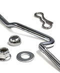 Beefed Up Mower Deck Lift Linkage Kit For John Deere L100 L105 L108 L110 L111 And Scotts L2048 L254 Replacement GX20497 Front Draft Rod Ball Joint Assembly With Lock Nut Spring Pin And Washers, chrome steel parts