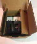 Pro Grade Heavy Duty Three Pole Panel Mount Type FD Molded Case Circuit Breaker in open cardboard box for installation.