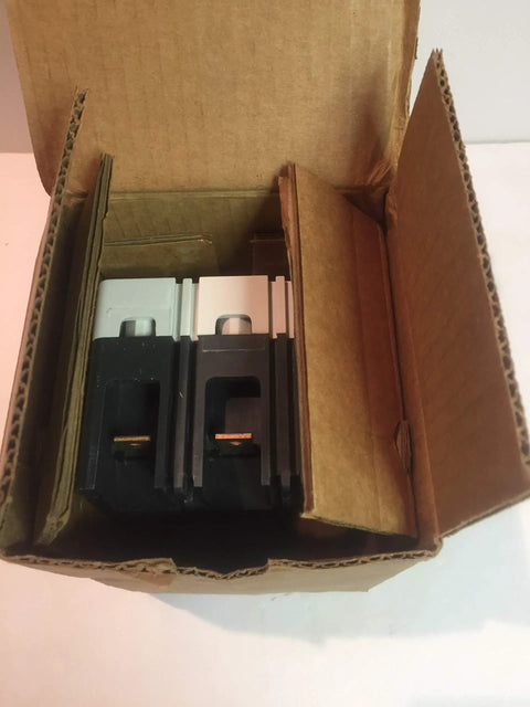 Pro Grade Heavy Duty Three Pole Panel Mount Type FD Molded Case Circuit Breaker in open cardboard box for installation.