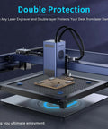 XNEONLab honeycomb laser bed with aluminum panel, 400×400 mm working area for laser engravers