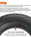 Close-up of Premium ST205/75D15 Trailer Tire 6PR Load Range C with sidewall details and tread design visible.