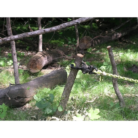 Heavy Duty Steel 360 Degree Tree Stump Remover Attachment for Tractors and ATVs, Grabs Stubborn Stumps Up To Four Inches