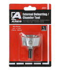 External Rotary Deburring And Chamfer Tool Pro Grade For 13 To 36 Millimeter Range With Three Eighth Inch Shank in packaging